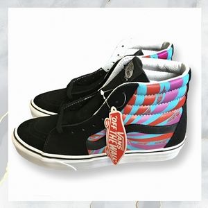 NWT! Vans Sk8-Hi RETRO MART / MULTICOLOR Shoes / Sneakers Womens Size 9 Mens 7.5